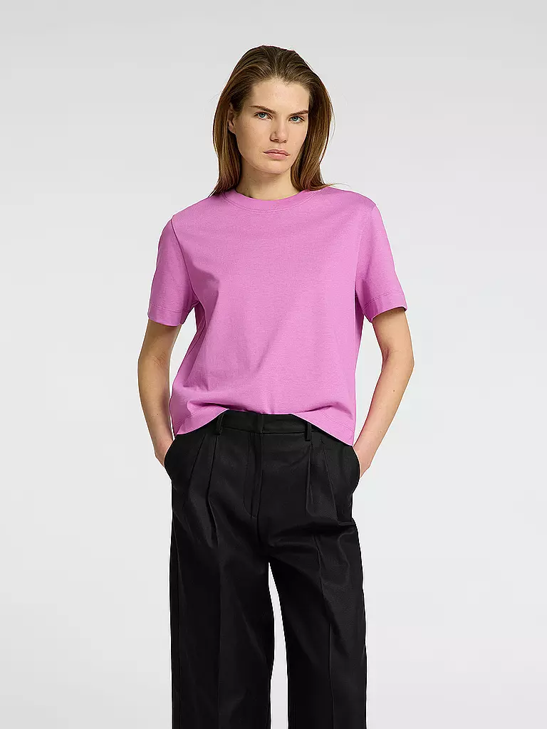 SELECTED FEMME | T-Shirt SLFESSENTIAL | rosa