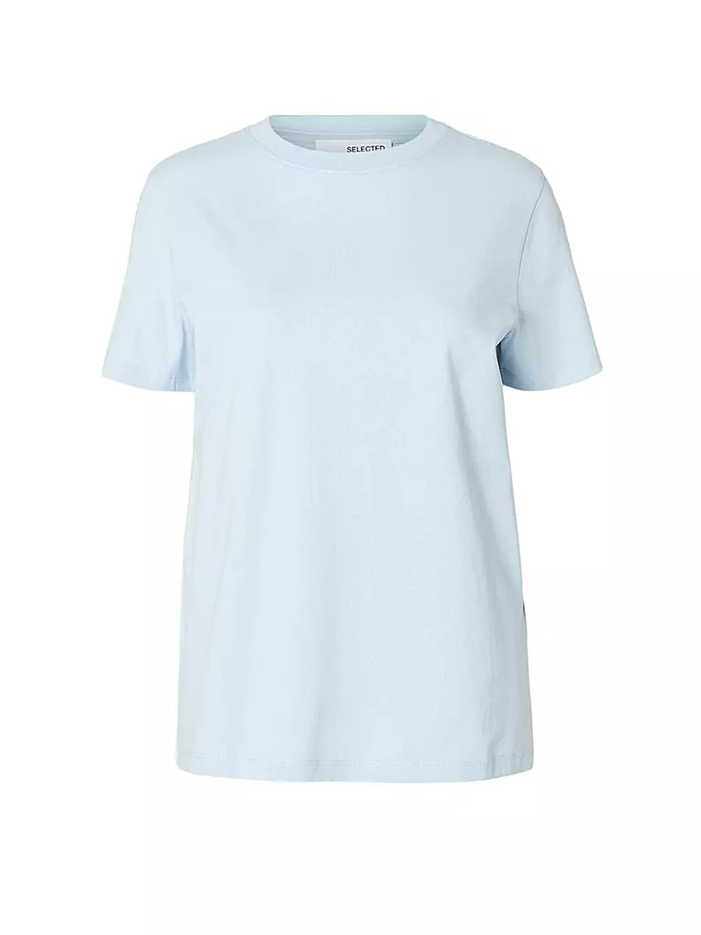 SELECTED FEMME | T-Shirt SLFMYESSENTIAL | hellblau