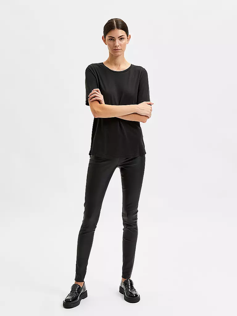 SELECTED FEMME | T-Shirt SLFSTELLA | schwarz