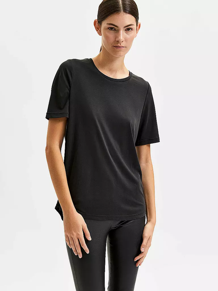 SELECTED FEMME | T-Shirt SLFSTELLA | schwarz