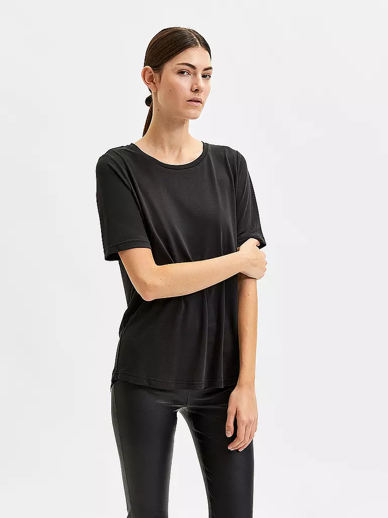 SELECTED FEMME | T-Shirt SLFSTELLA | schwarz