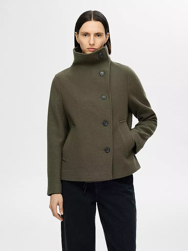 SELECTED FEMME | Wolljacke SLFZOE | olive