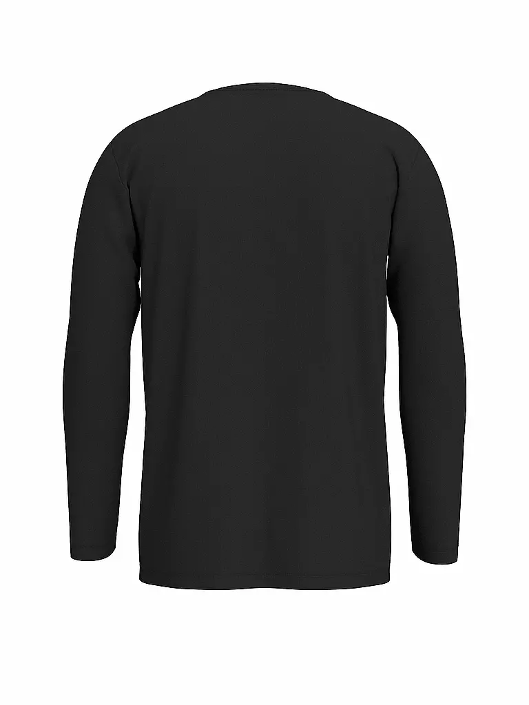 SELECTED | Langarmshirt SLHASPEN | schwarz