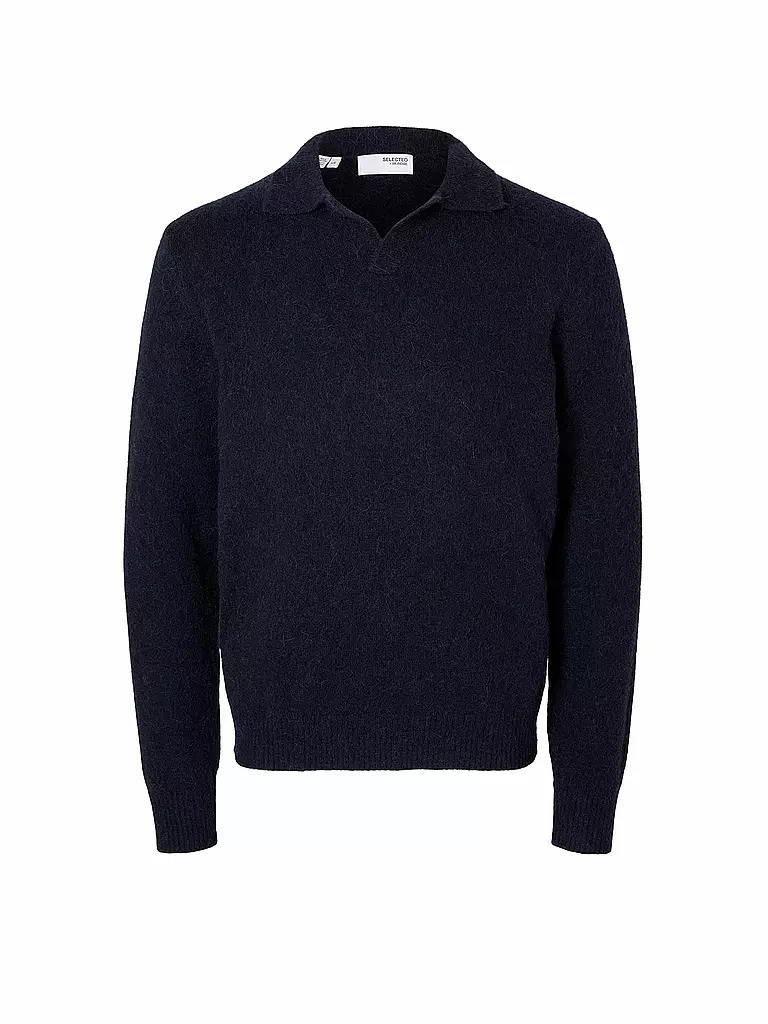 SELECTED | Polo-Pullover SLHRAI | blau