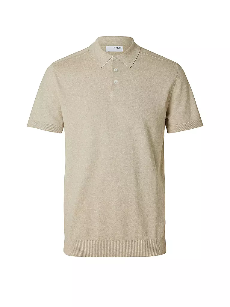 SELECTED | Poloshirt SLHBERG | beige