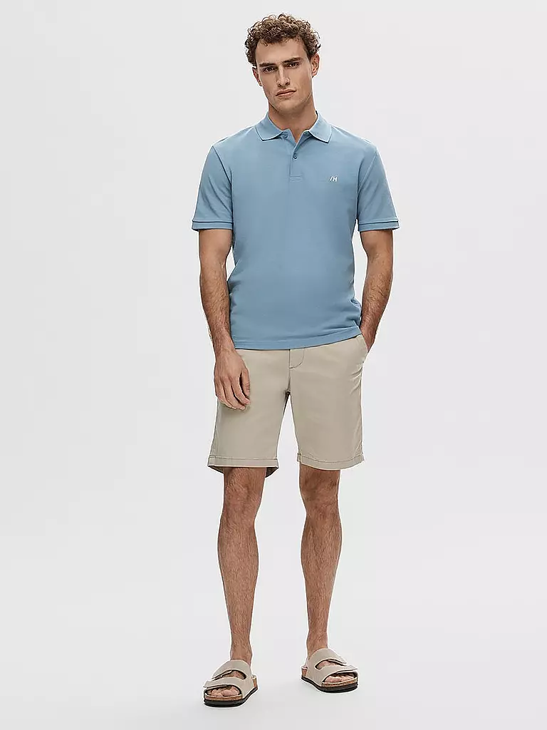 SELECTED | Poloshirt | blau