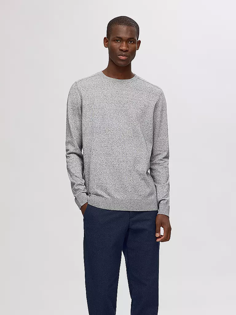 SELECTED | Pullover SLHBERG  | hellgrau