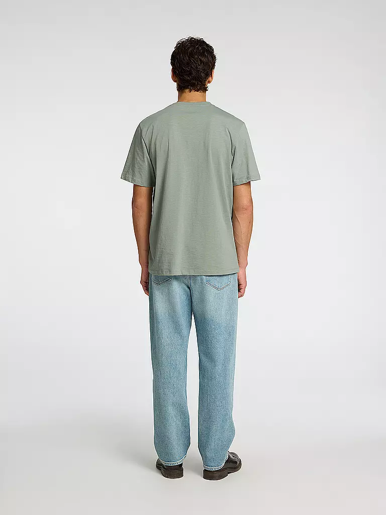 SELECTED | T-Shirt SLHASPEN | hellblau