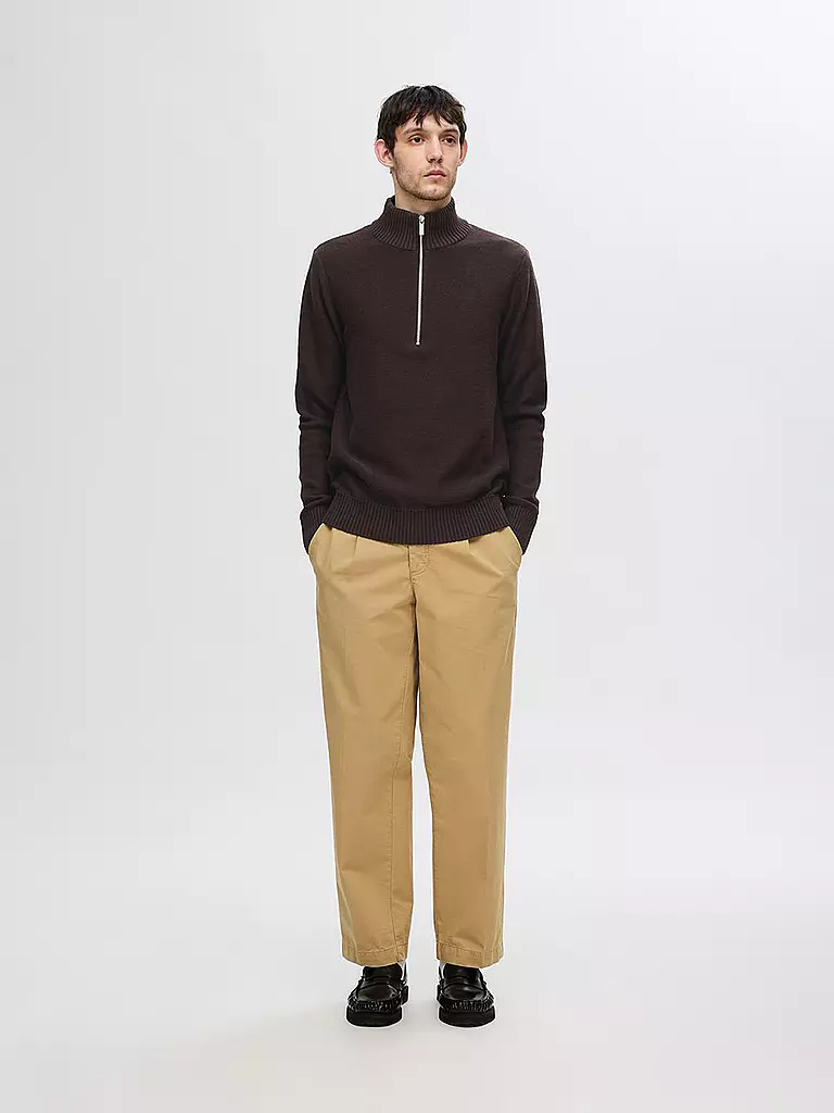 SELECTED | Troyer Pullover SLHAXEL | braun