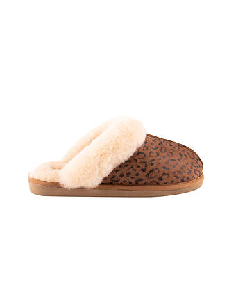 SHEPHERD OF SWEDEN | Hausschuhe - Slipper Jessica leo chestnut