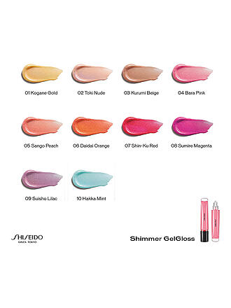 SHISEIDO | Lipgloss - Shimmer Gelgloss ( 02 Toki Nude )