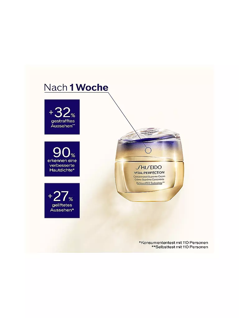 SHISEIDO | Gesichtscreme - Vital Perfection Concentrated Supreme Cream REFILL 50ml  | keine Farbe