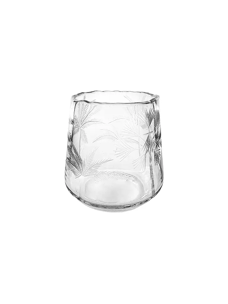 SHISHI | Dekoglas - Glass votive clear palm | transparent