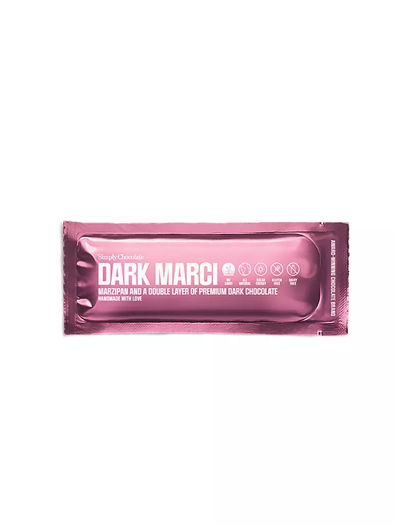 SIMPLY CHOCOLATE | Schokolade Dark Marcy Bar | pink