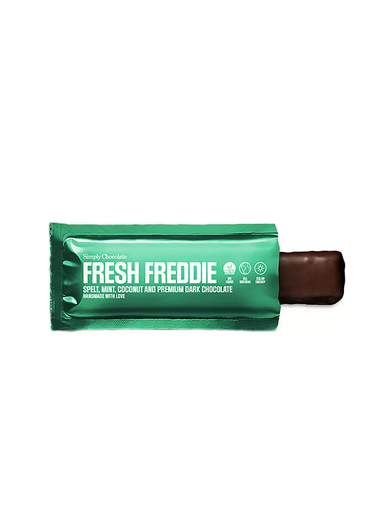 SIMPLY CHOCOLATE | Schokolade Fresh Freddie Bar | grün