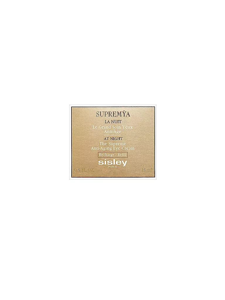 SISLEY | Augencreme - Supremÿa Le Grand Soin Yeux Anti-Âge REFILL 15ml | keine Farbe