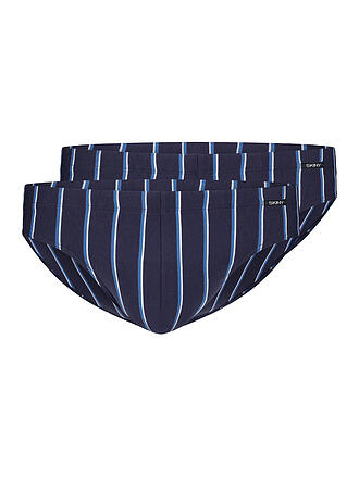 SKINY | Brasil Slip 2er Pkg Advantage Men Crownblue Stripe