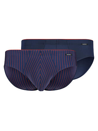 SKINY | Slip 2er Pkg. navyred stripes selection