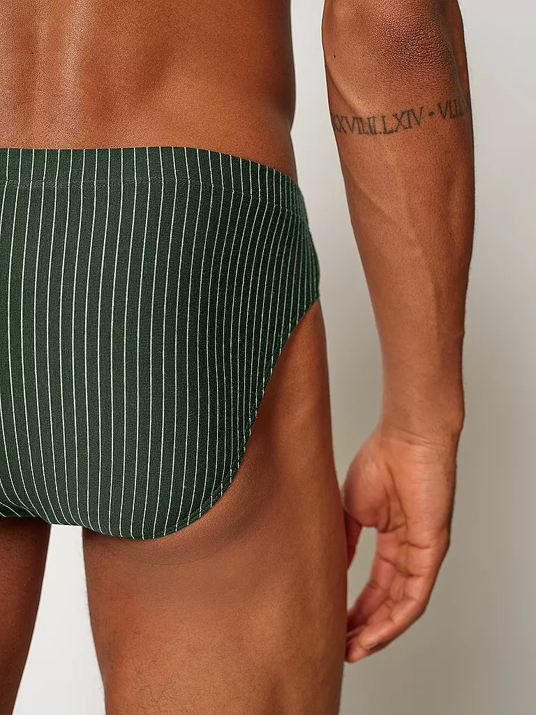 SKINY | Brasil Slip 2er Pkg olive stripes | blau