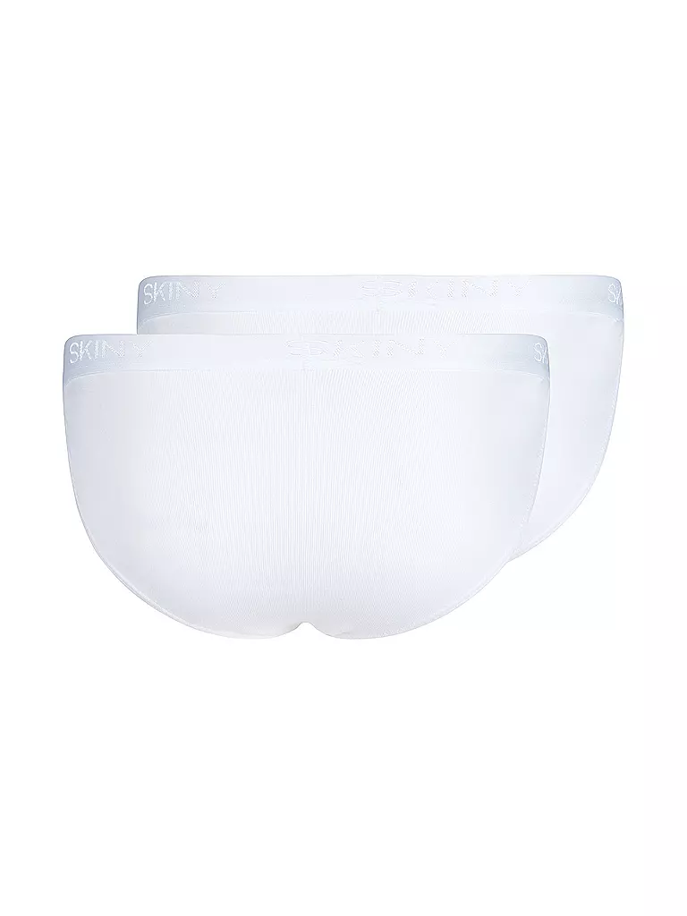 SKINY | Slip - Tanga 2-er Pkg white | schwarz