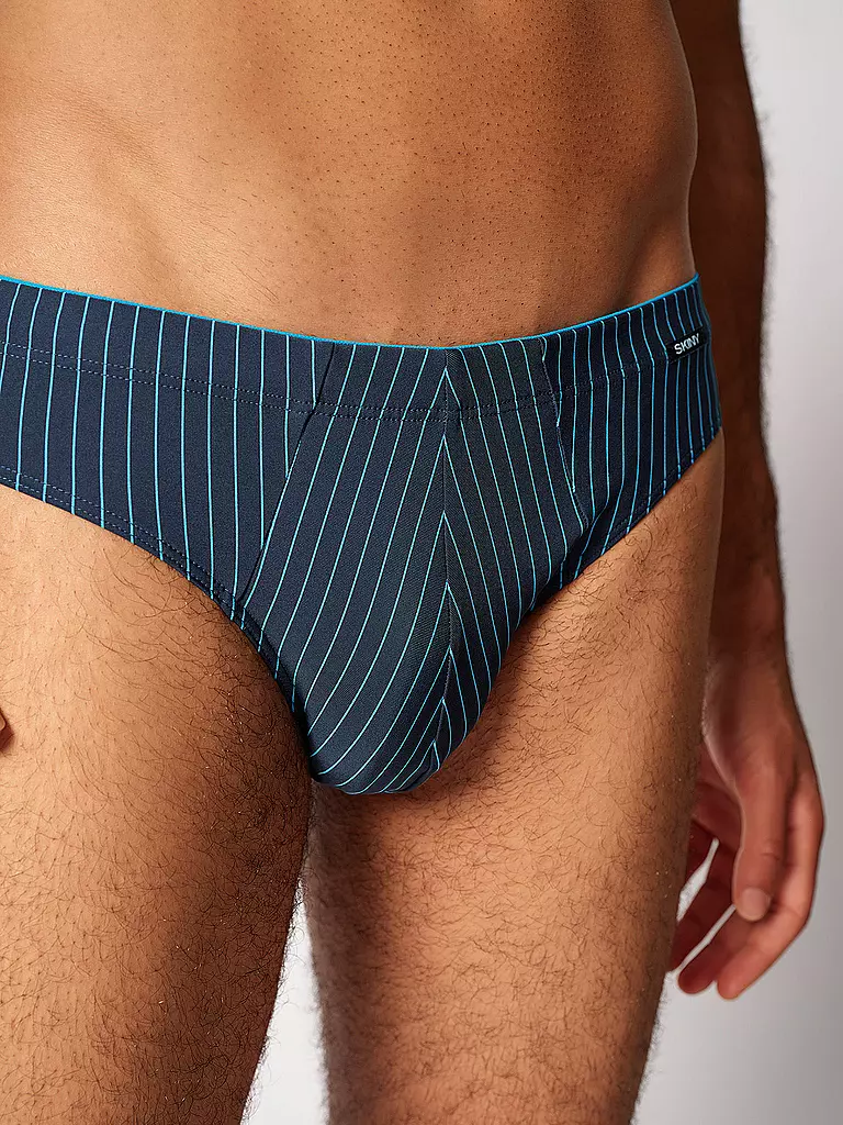 SKINY | Slip 2er Pkg. blue jewel stripes | blau