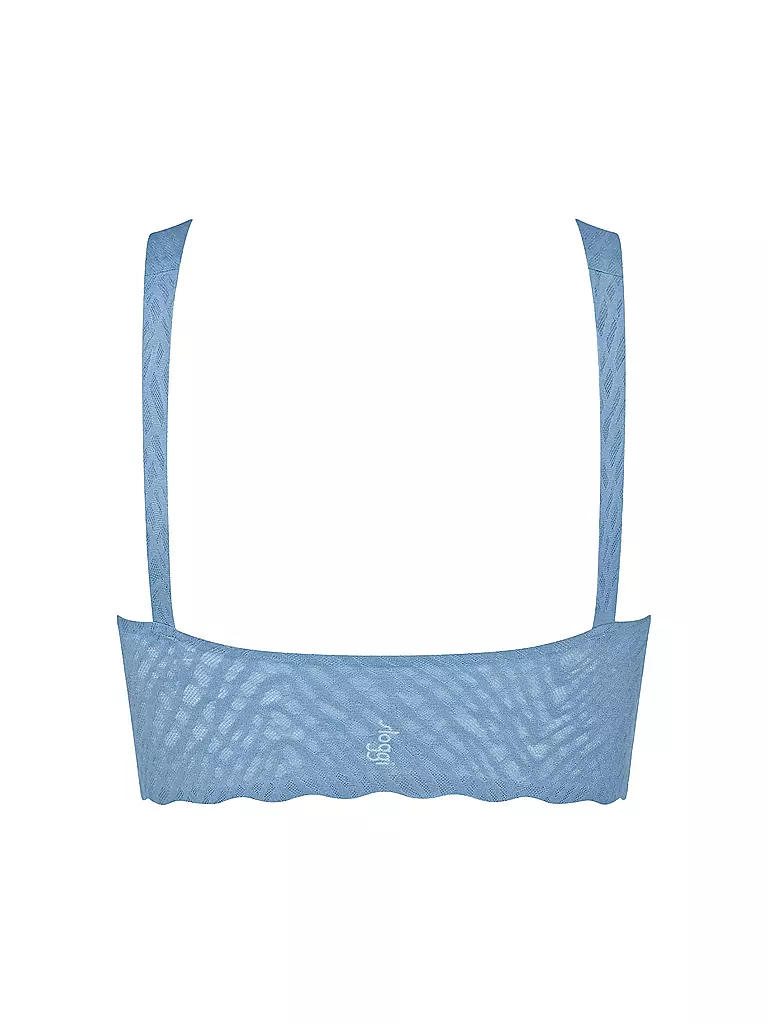 SLOGGI | Bustier ZERO FEEL BLISS azura blue | schwarz