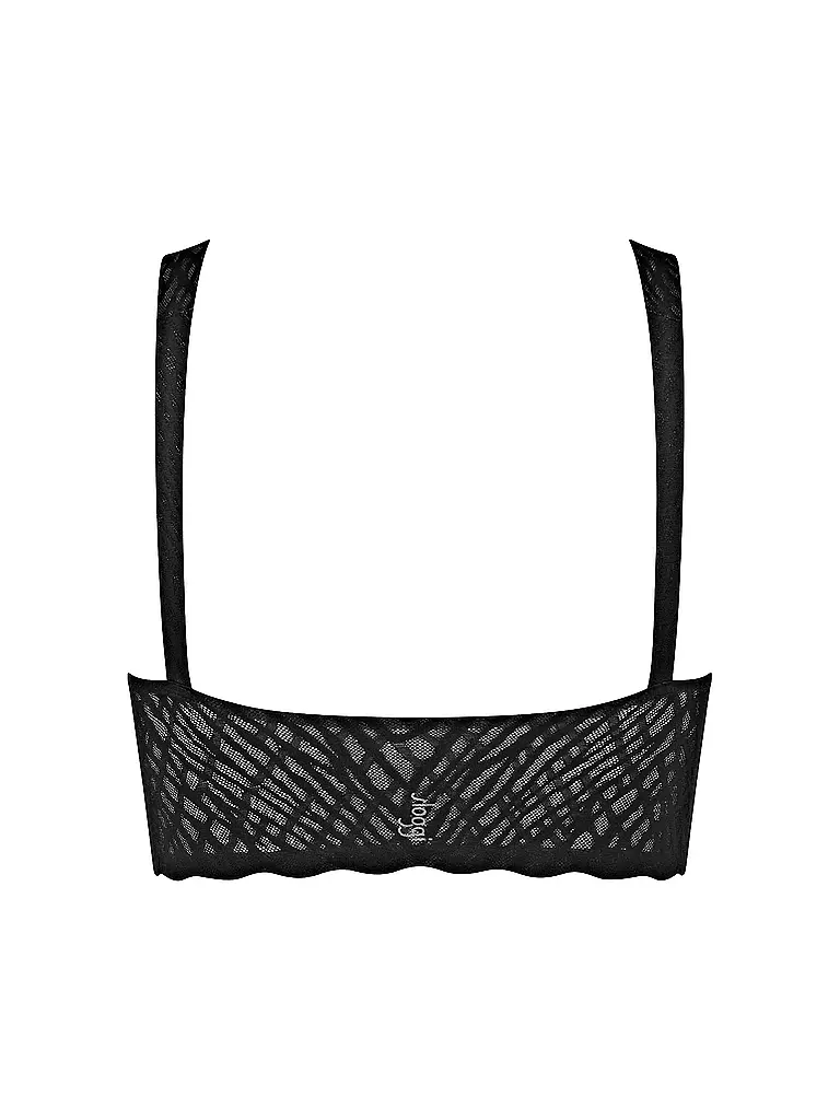 SLOGGI | Bustier ZERO FEEL BLISS black | hellblau