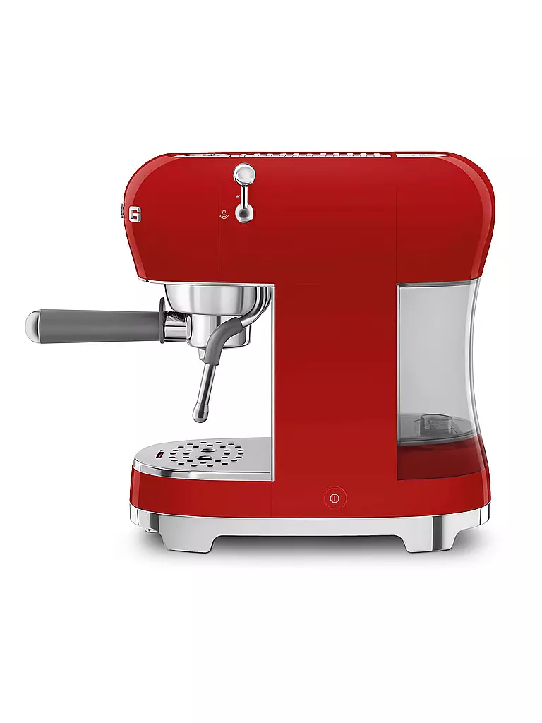 SMEG | Espresso-Kaffeemaschine 50s Retro Style Rot ECF02BLEU | hellgrün