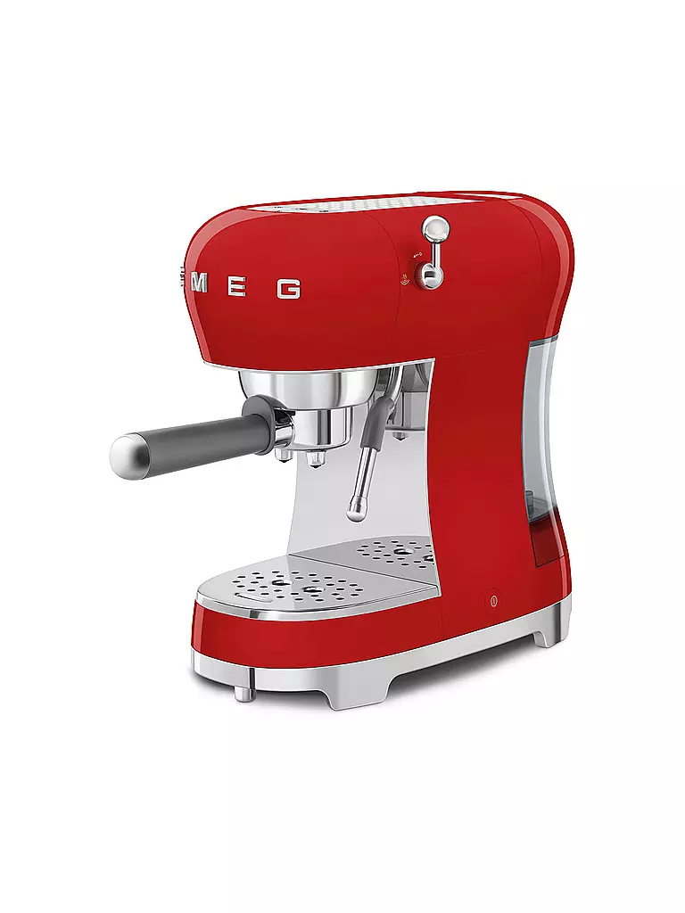 SMEG | Espresso-Kaffeemaschine 50s Retro Style Rot ECF02BLEU | hellgrün