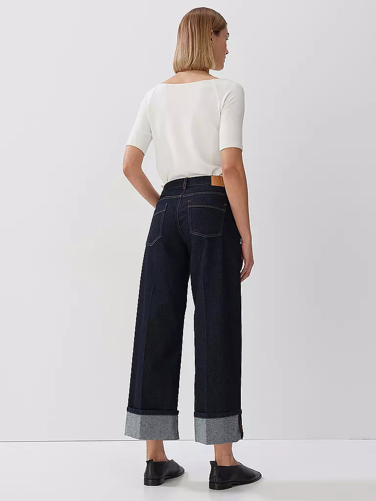 SOMEDAY | Jeans Wide Leg CELLMA TURN UP | blau