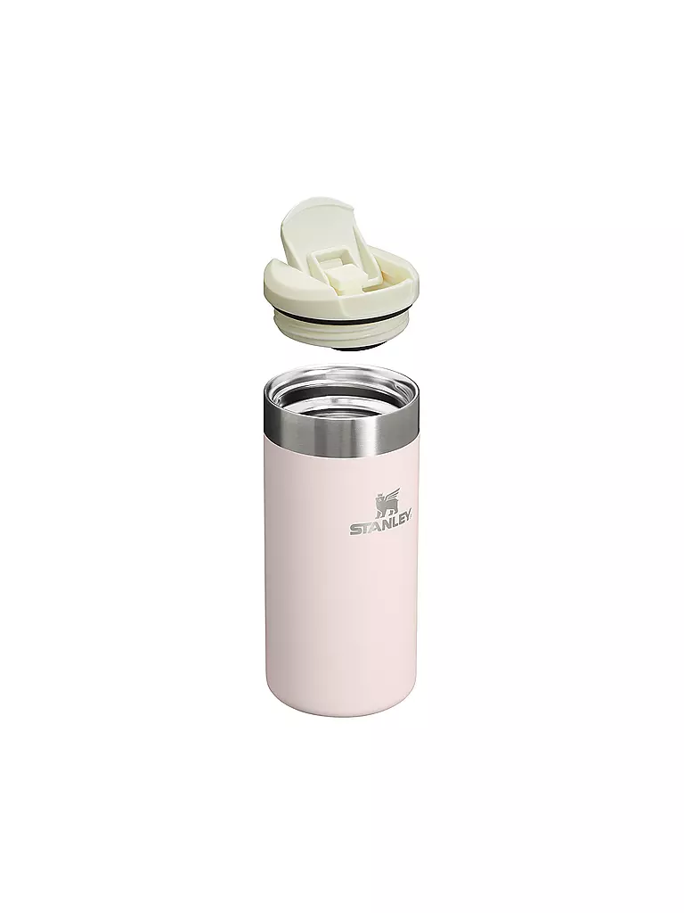 STANLEY | Isoliertrinkbecher AEROLIGHT TRANSIT MUG 0,35l Rose Quartz | hellgrau