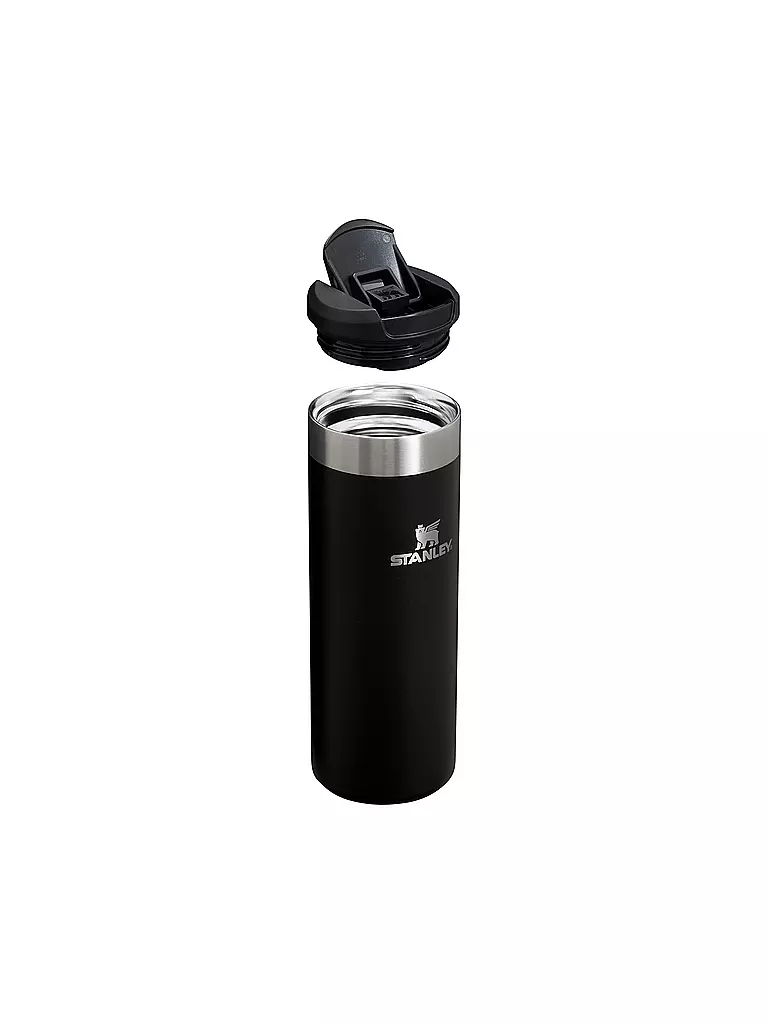 STANLEY | Isoliertrinkbecher AEROLIGHT TRANSIT MUG HAMMERTONE 0,47l Black 2.0 | schwarz