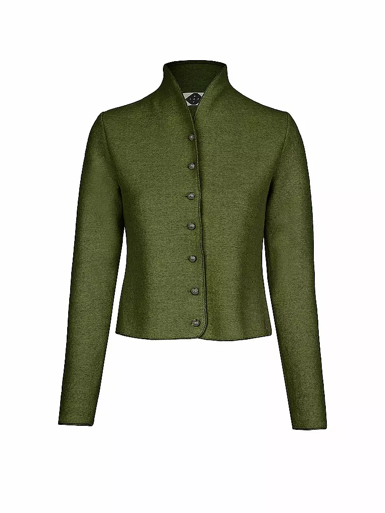 STAPF | Strickjacke BRUNA | olive