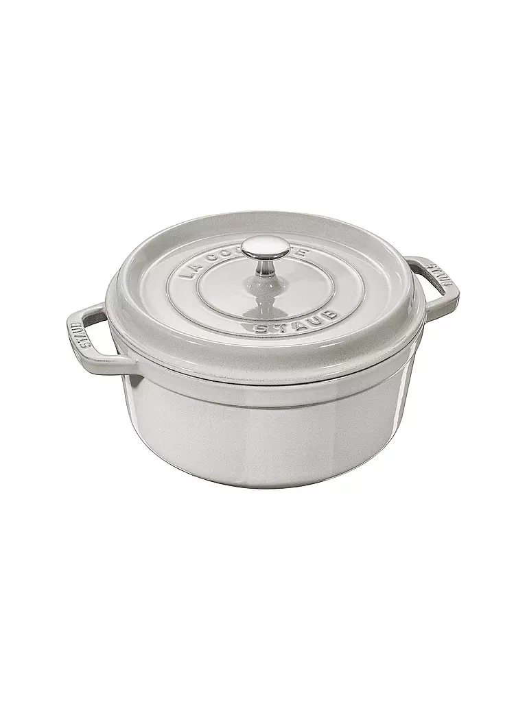 STAUB | Cocotte Twister 20cm White Trueffle | weiss