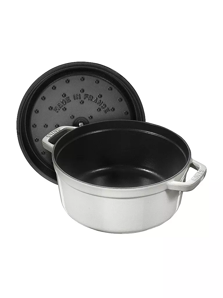 STAUB | Cocotte Twister 20cm White Trueffle | weiss