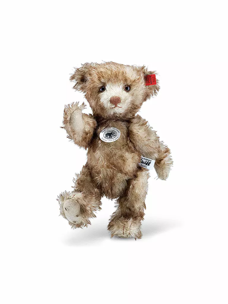 STEIFF | "Little Happy" Teddybär 1926 Replica (Mohair) 25cm braun | transparent