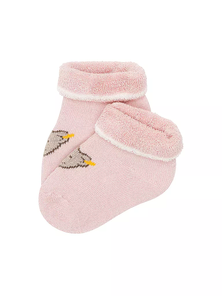 STEIFF | Baby Socken silver pink | hellgrau