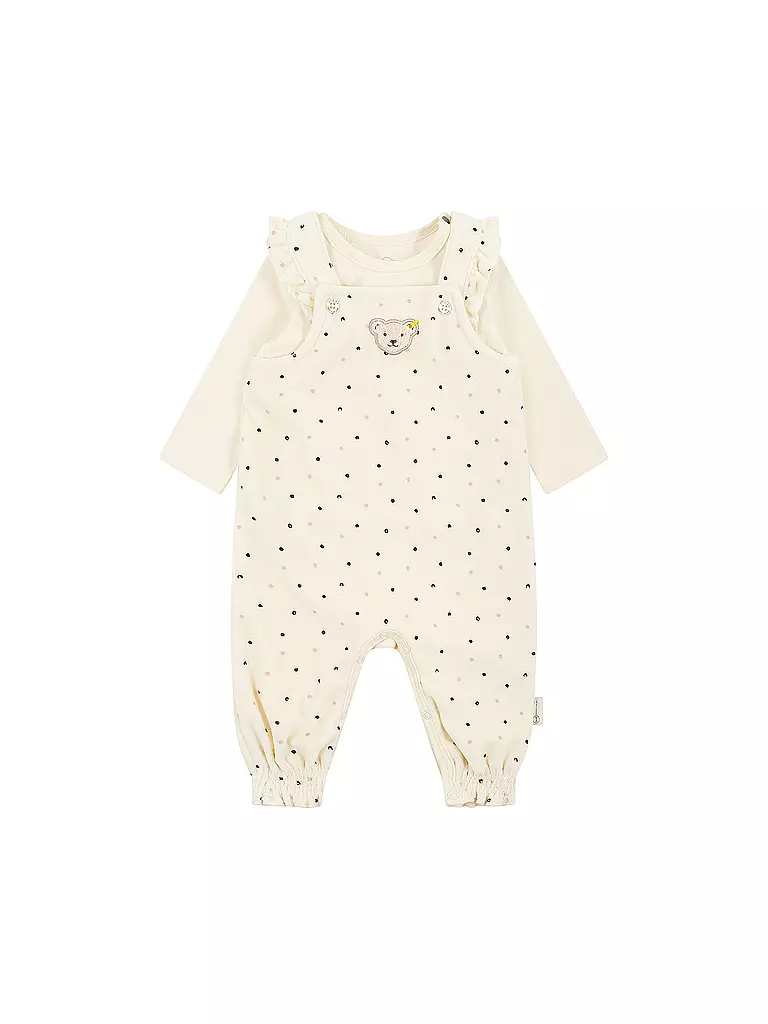 STEIFF | Baby Strampler Set 2 teilig | creme