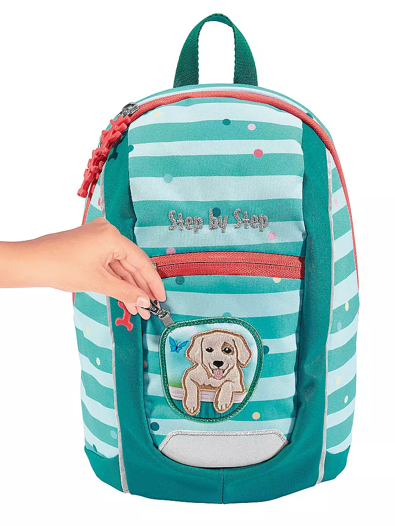 STEP BY STEP | Kinder Rucksack - Kiga Mini Dog Lucky  | mint