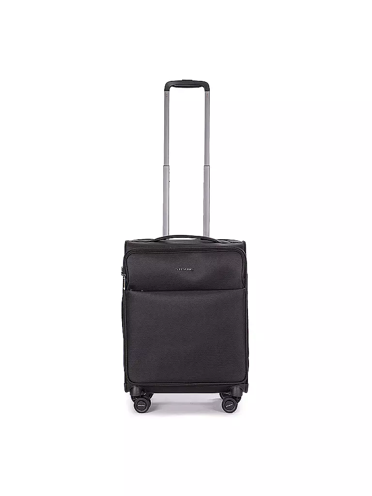 STRATIC | Trolley weich LIGHT S 55cm black | schwarz