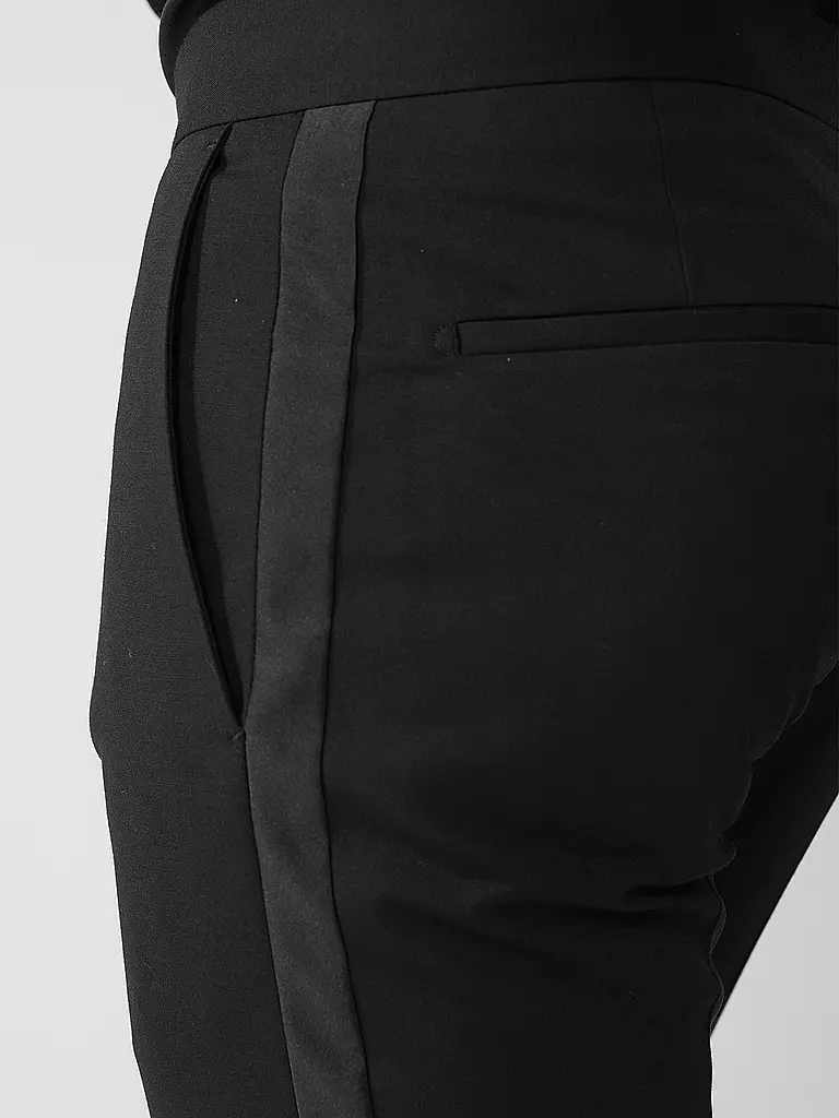 STRELLSON | Anzughose Slim Fit | schwarz