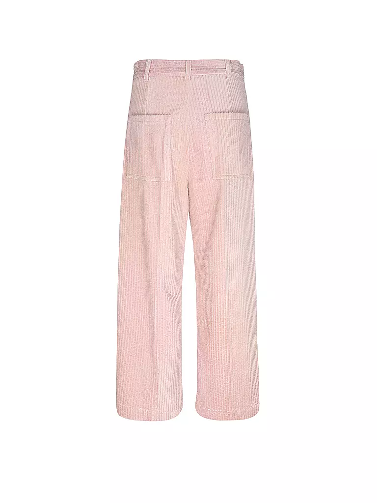 TELA | Cordhose Wide Leg VALLE | rosa