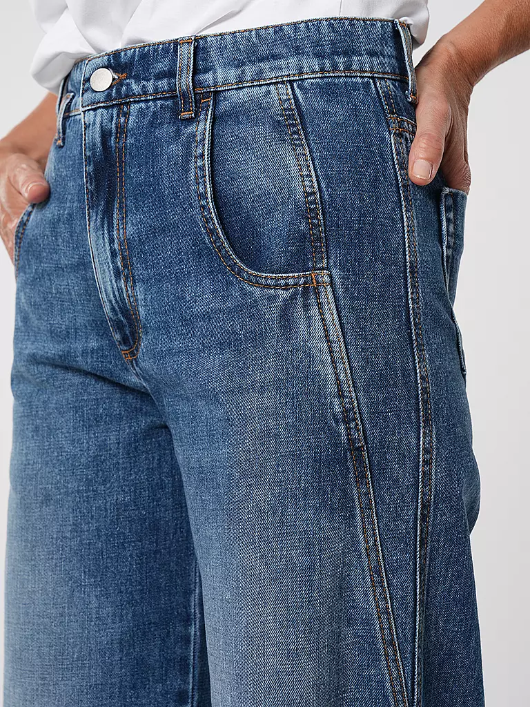 TELA | Jeans Wide Leg TABACCO | blau