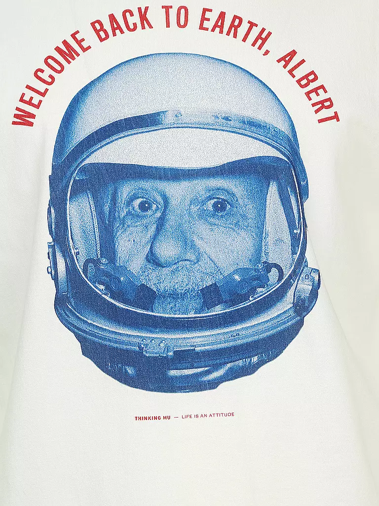 THINKING MU | T-Shirt "Welcome Einstein" | weiß