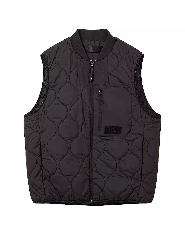 TOM TAILOR DENIM | Steppgilet | schwarz