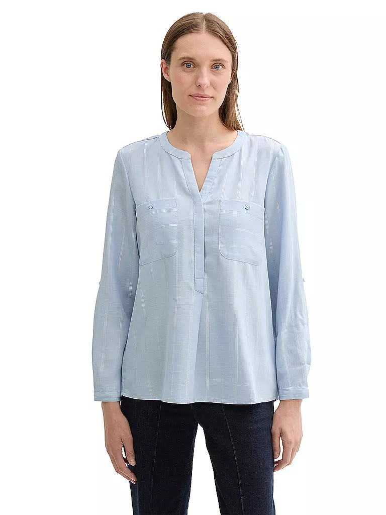 TOM TAILOR | Bluse  | hellblau