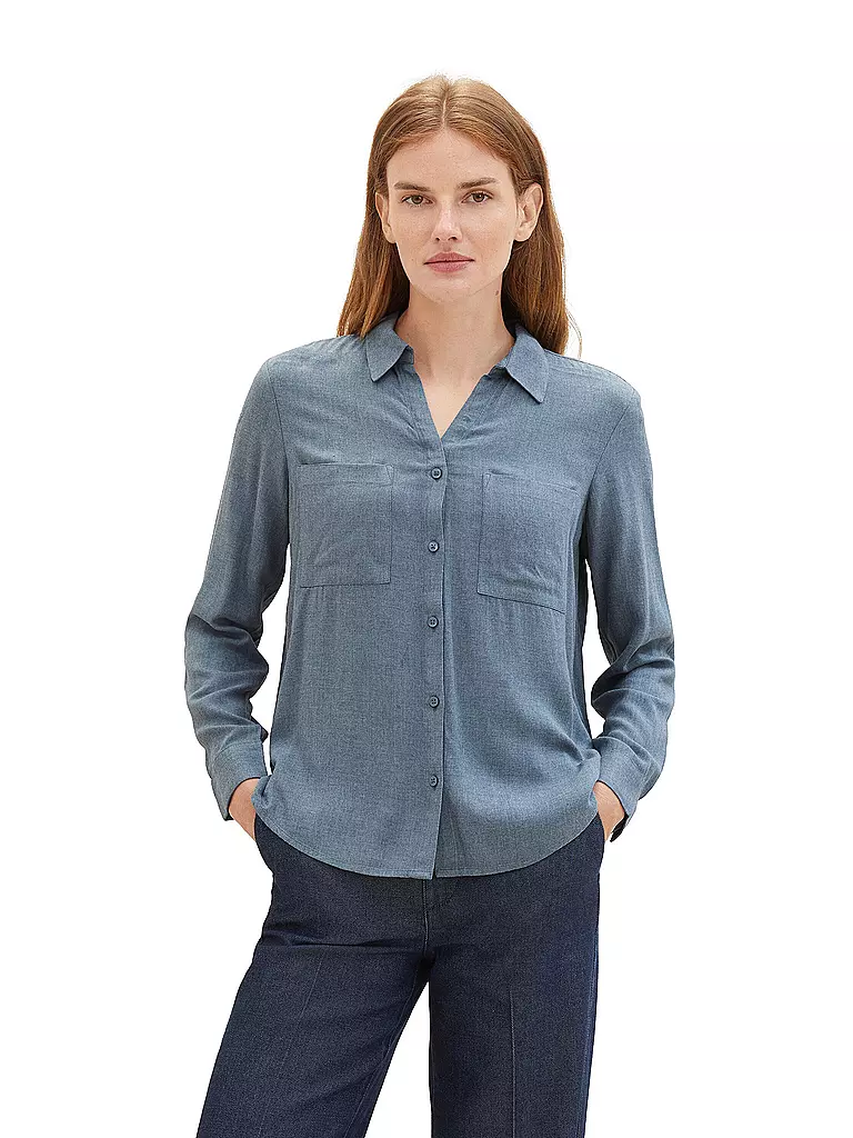 TOM TAILOR | Bluse | grau