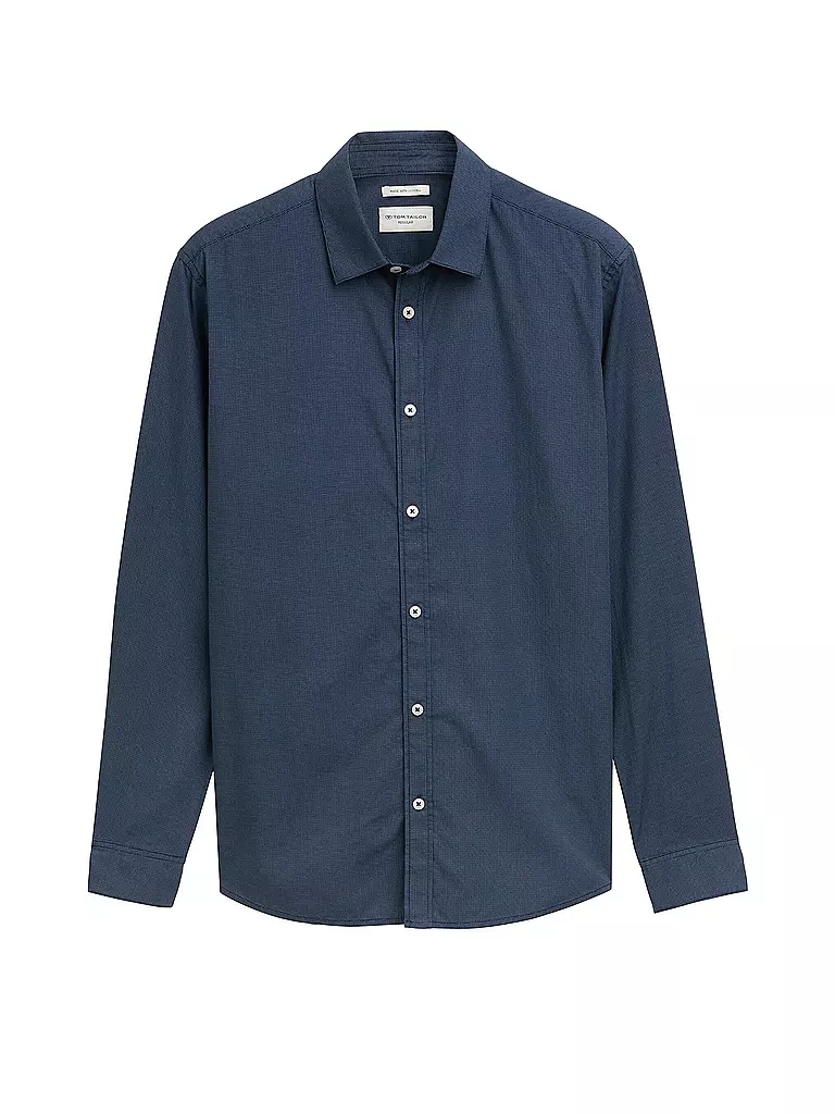 TOM TAILOR | Hemd Regular Fit  | blau