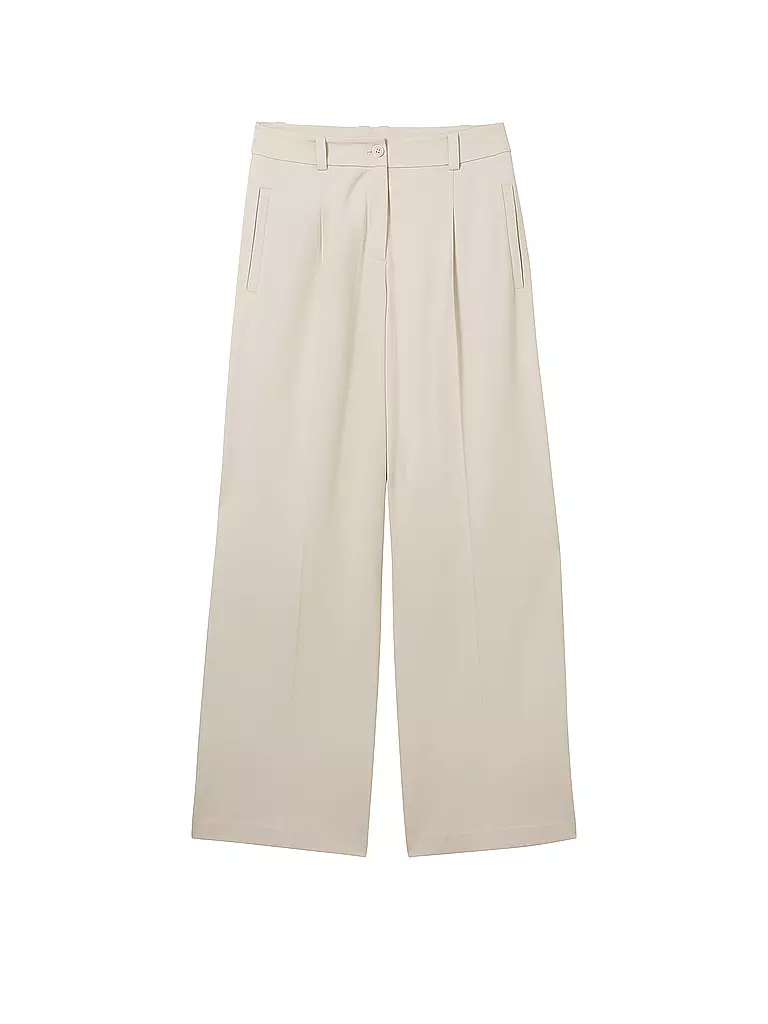 TOM TAILOR | Hose Wide Leg LEA | beige