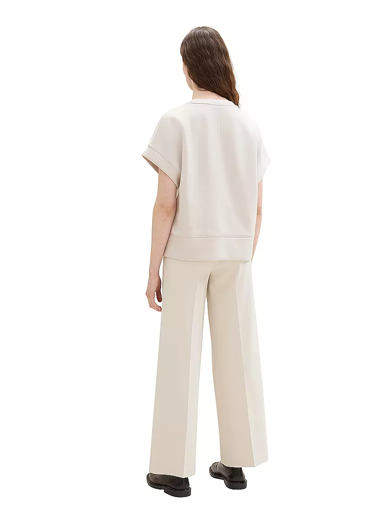 TOM TAILOR | Hose Wide Leg LEA | beige